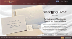 Desktop Screenshot of graficacquaviva.it