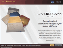Tablet Screenshot of graficacquaviva.it
